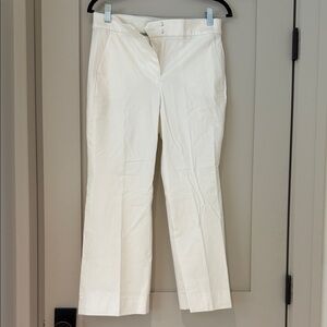 Jcrew White Straight-Leg Pants, new without tag